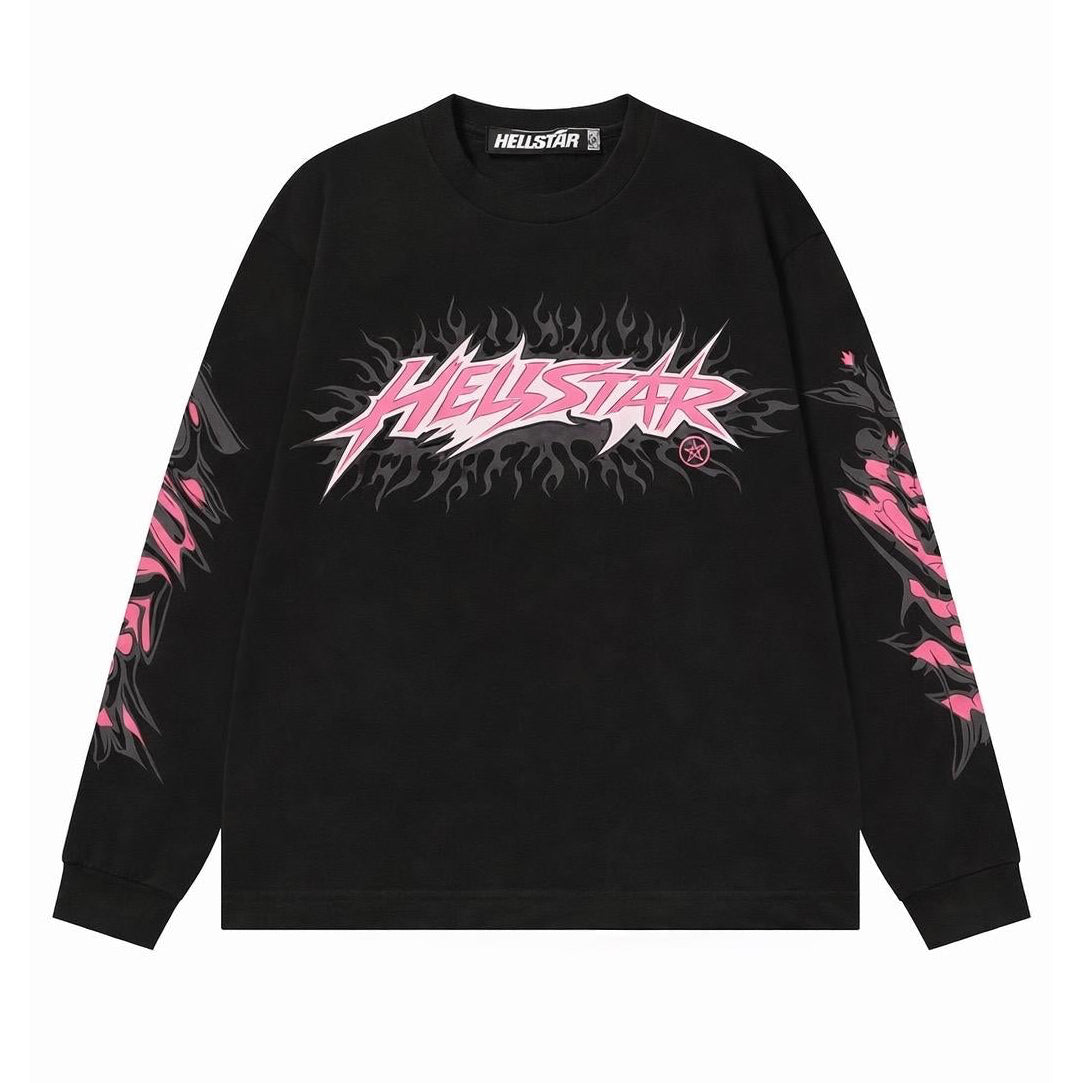HELLSTAR PINK FLAME LONG SLEEVE