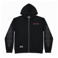 CHROME HEARTS ZIP UP CROSS SLEEVES
